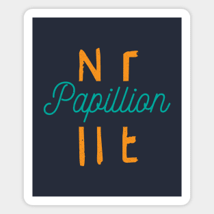 Papillion Nebraska City Typography Magnet